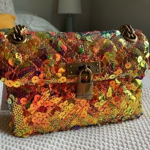 Kurt Geiger London Sequin Mini Crossbody Bag